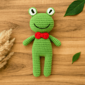 Amigurumi Kurbağa Oyuncak